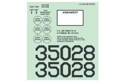 Nexa 1720mm L-19 Bird Dog Grey Decal Set