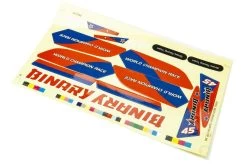 Bancroft 400mm Binary Red Decal Set