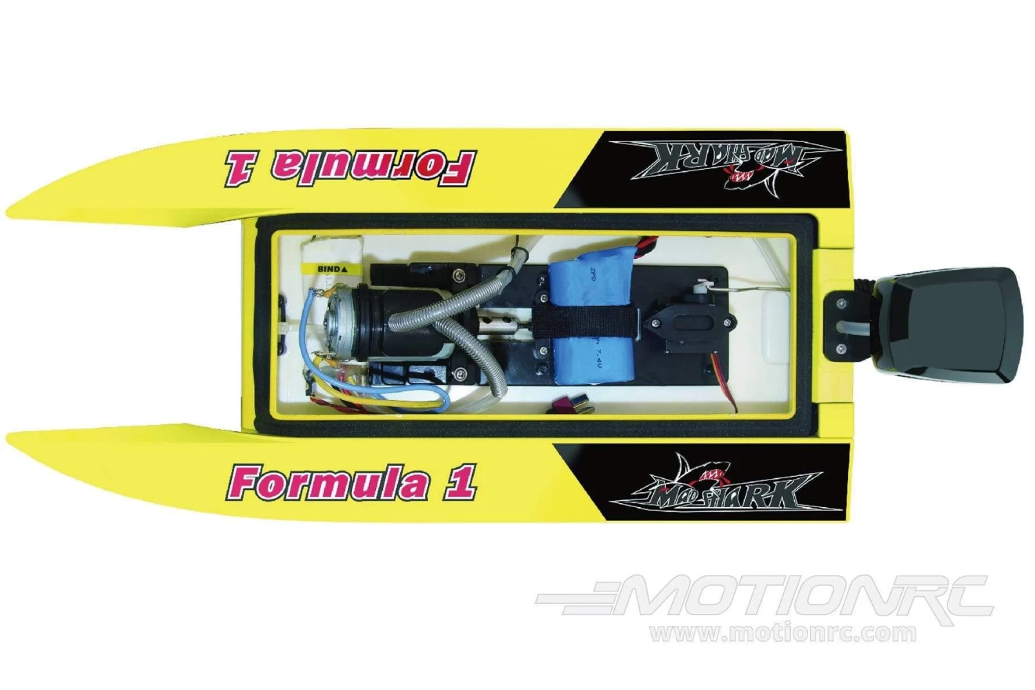 Bancroft Mad Shark V2 Brushed 368mm (14.5") F1 Tunnel Hull - RTR - Image 12