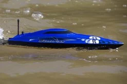 Bancroft Swordfish Mini Blue 430mm (17") Racing Boat - RTR