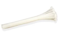 BenchCraft 200mm (8") Zip Ties - White (50 Pack)