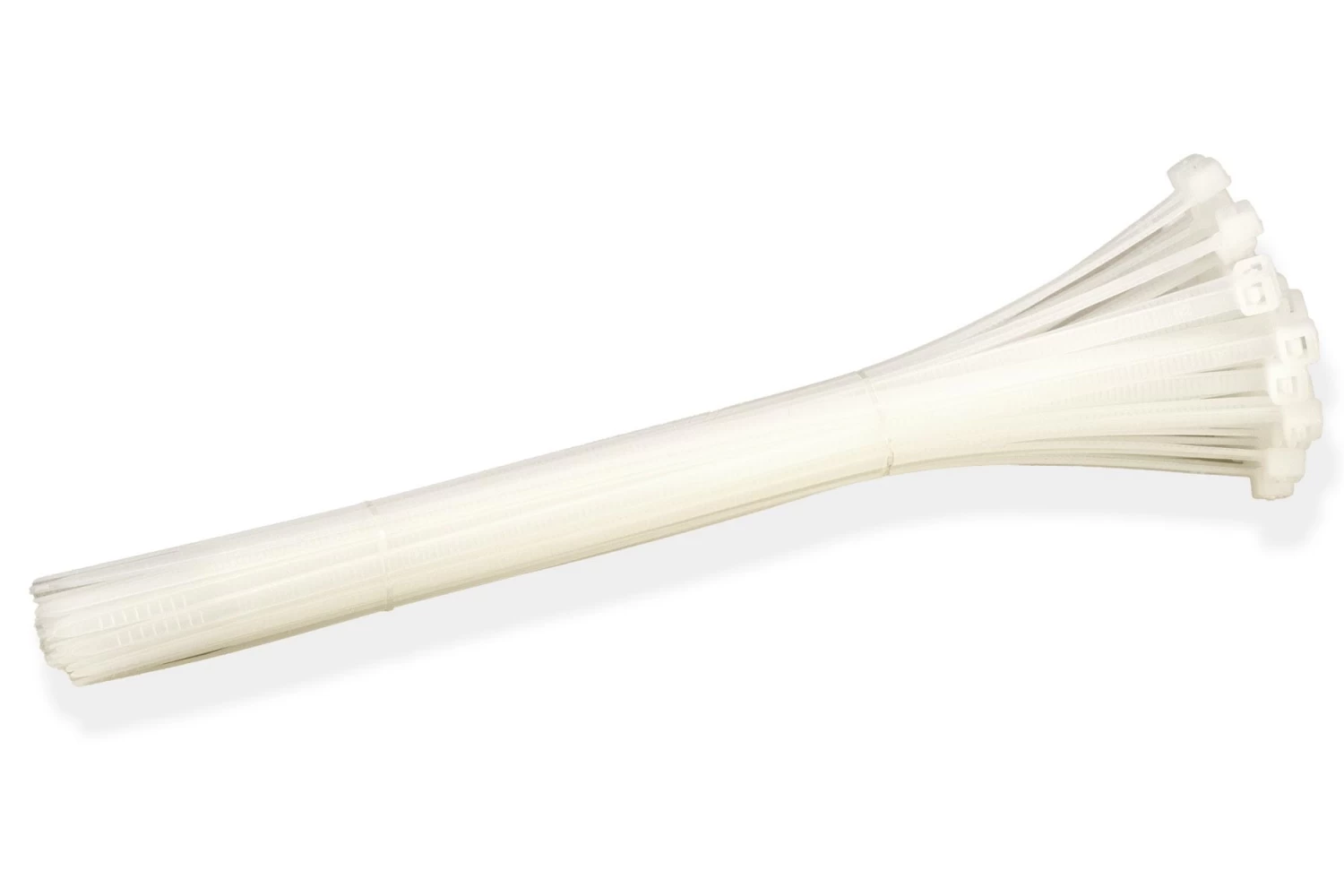 BenchCraft 200mm (8") Zip Ties - White (50 Pack)