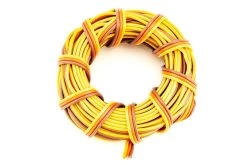 BenchCraft 22 Gauge Flat Servo Wire - Brown/Red/Orange (5 Meters)