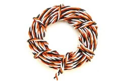 BenchCraft 26 Gauge Twisted Servo Wire - White/Red/Black (5 Meters)