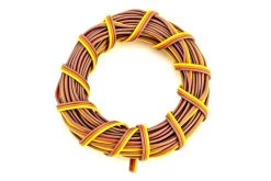 BenchCraft 28 Gauge Flat Servo Wire - Brown/Red/Orange (5 Meters)