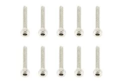 BenchCraft 2mm X 12mm Stainless Steel Machine Hex Screws (10 Pack)