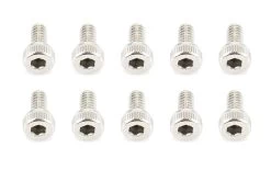 BenchCraft 2mm X 4mm Stainless Steel Machine Hex Screws (10 Pack)