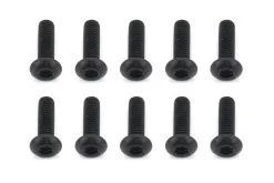 BenchCraft 3mm X 10mm Machine Hex Screws (10 Pack)