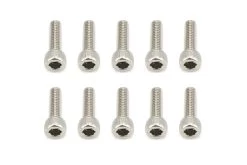 BenchCraft 3mm X 10mm Stainless Steel Machine Hex Screws (10 Pack)