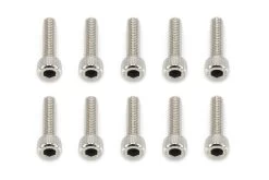 BenchCraft 3mm X 12mm Stainless Steel Machine Hex Screws (10 Pack)