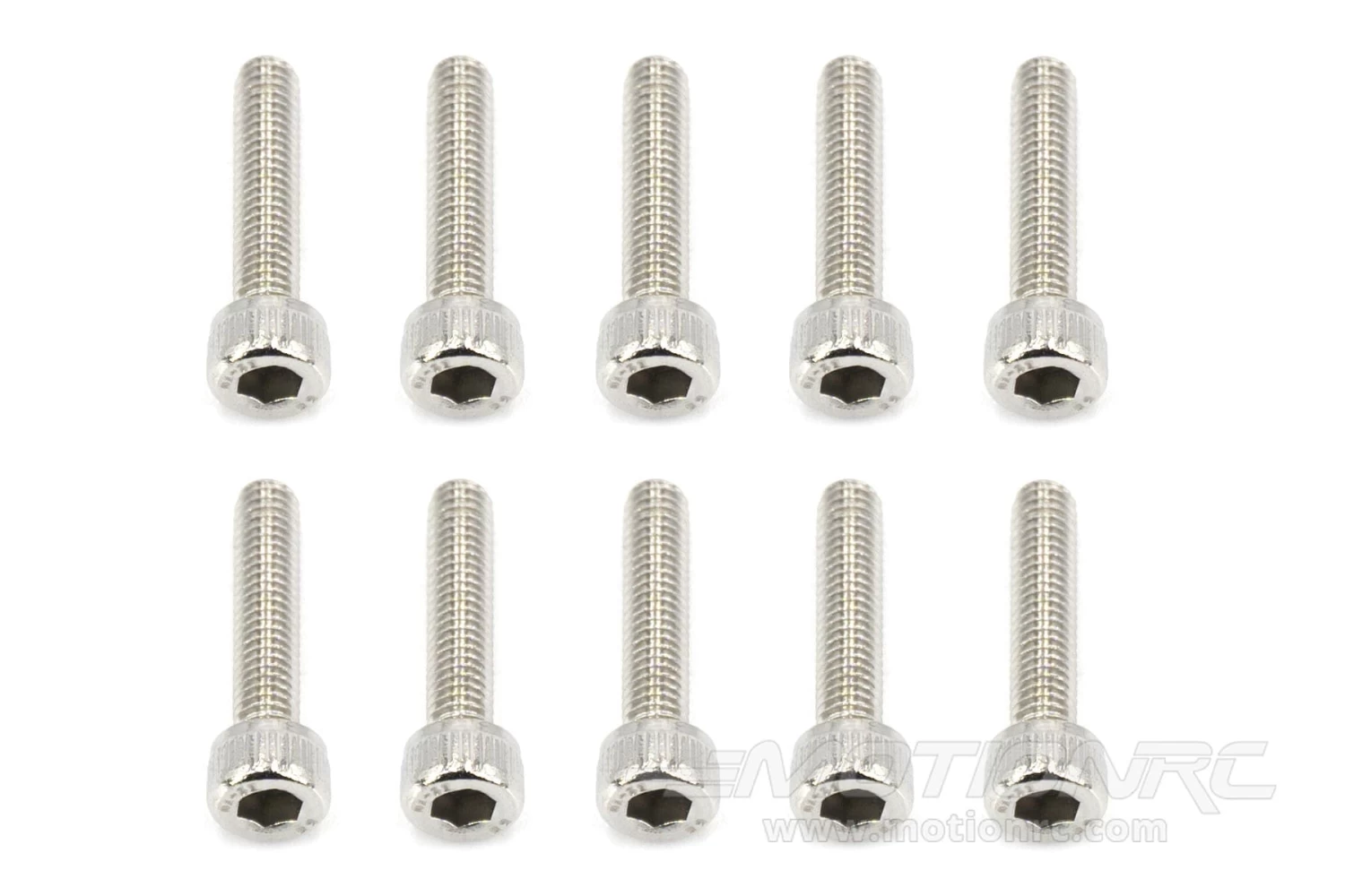 BenchCraft 3mm X 14mm Stainless Steel Machine Hex Screws (10 Pack) - Image 2