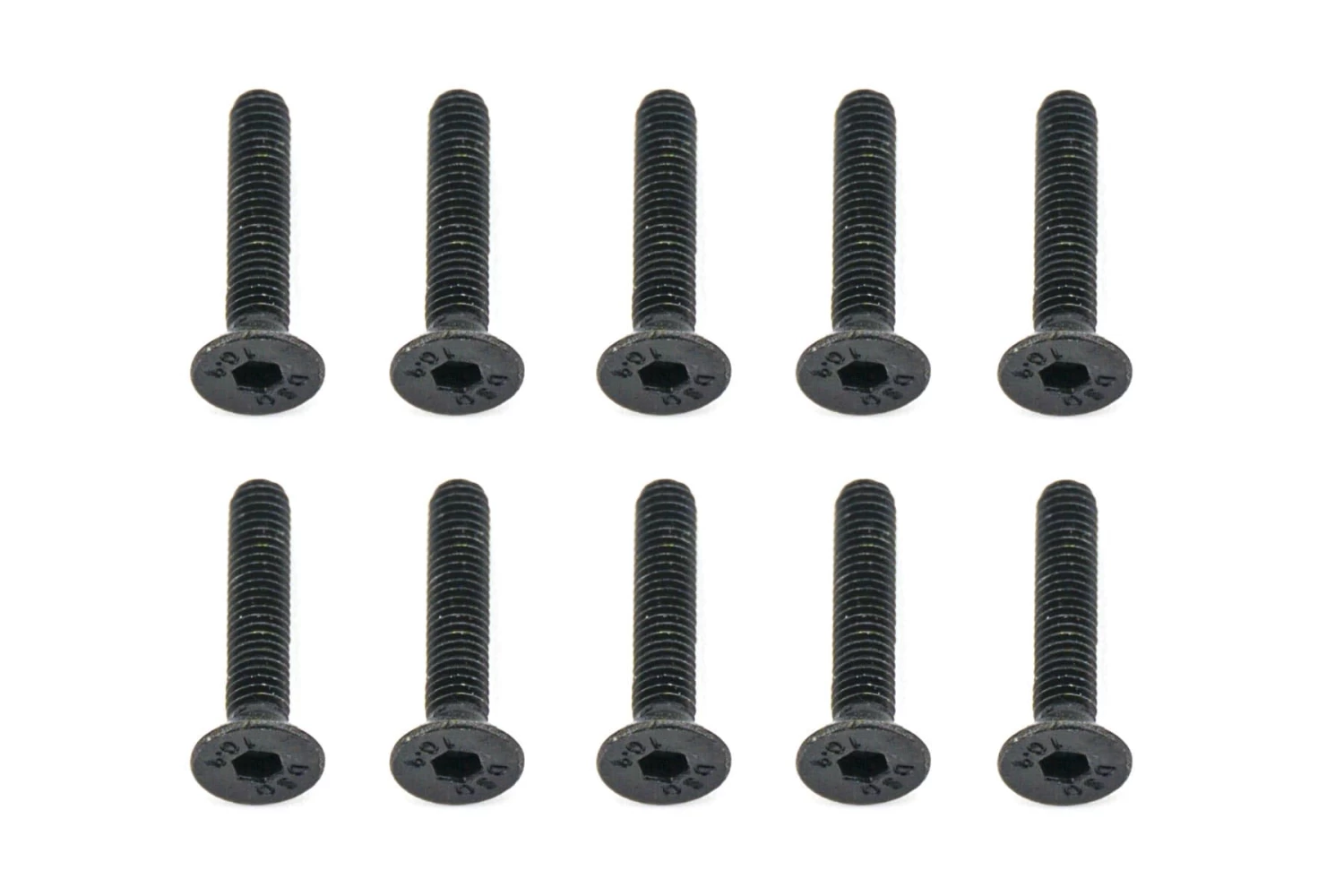 BenchCraft 3mm X 16mm Countersunk Machine Hex Screws (10 Pack)