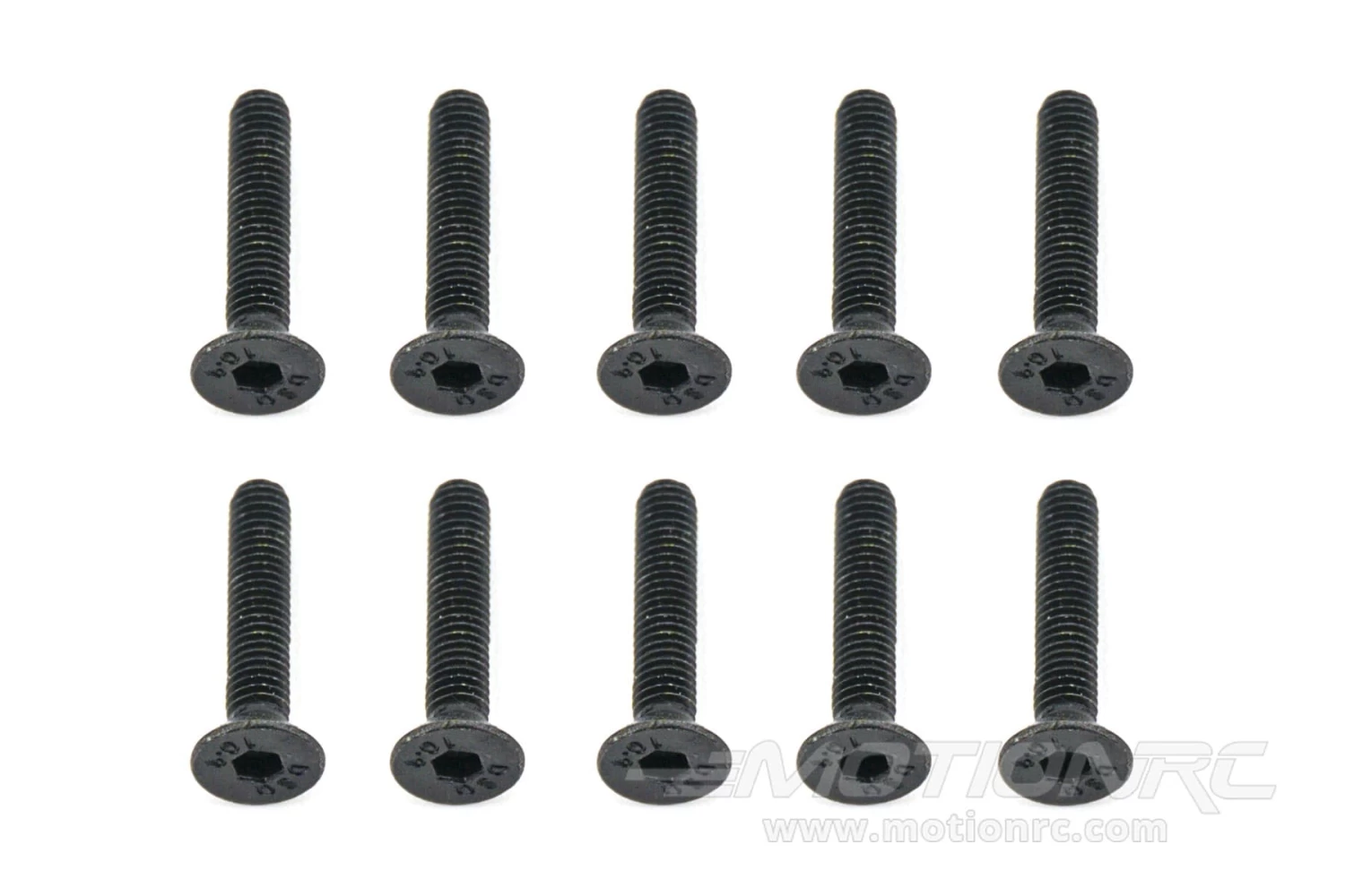 BenchCraft 3mm X 16mm Countersunk Machine Hex Screws (10 Pack) - Image 2