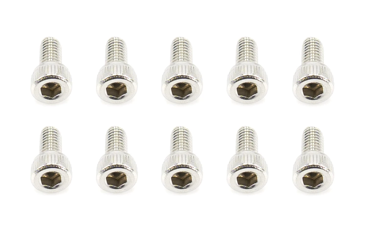 BenchCraft 3mm X 6mm Stainless Steel Machine Hex Screws (10 Pack)