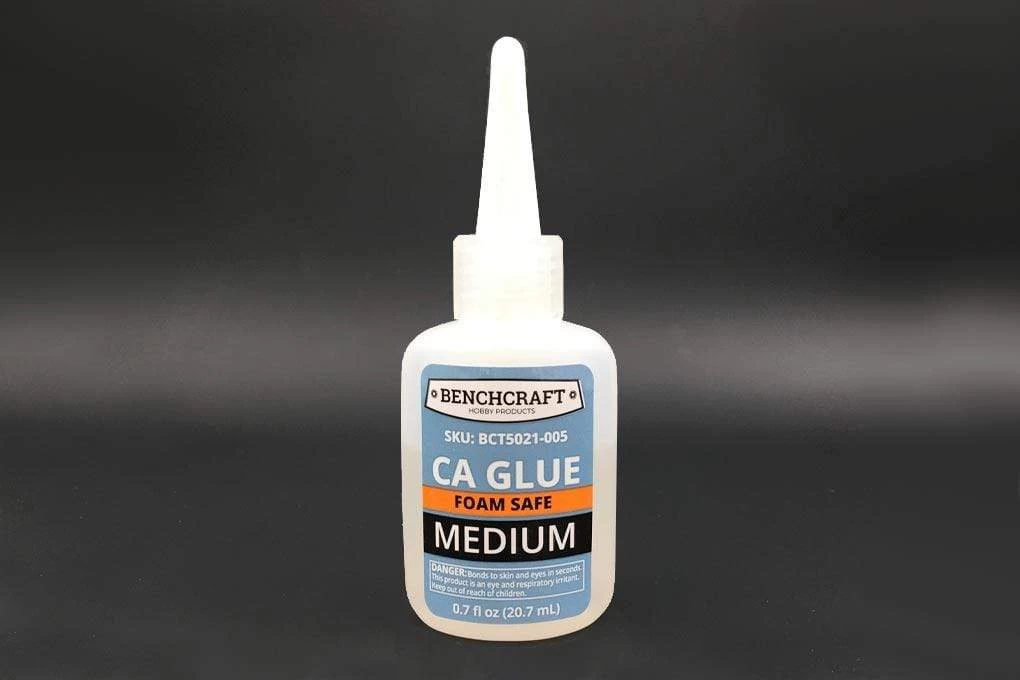 BenchCraft Foam Safe CA Glue Medium - 0.7 Oz (21mL)