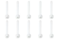 BenchCraft M3 X 25mm Nylon Hex Screws - White (10 Pack)