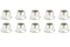 BenchCraft M6 Nylon Flange Lock Nuts (10 Pack)