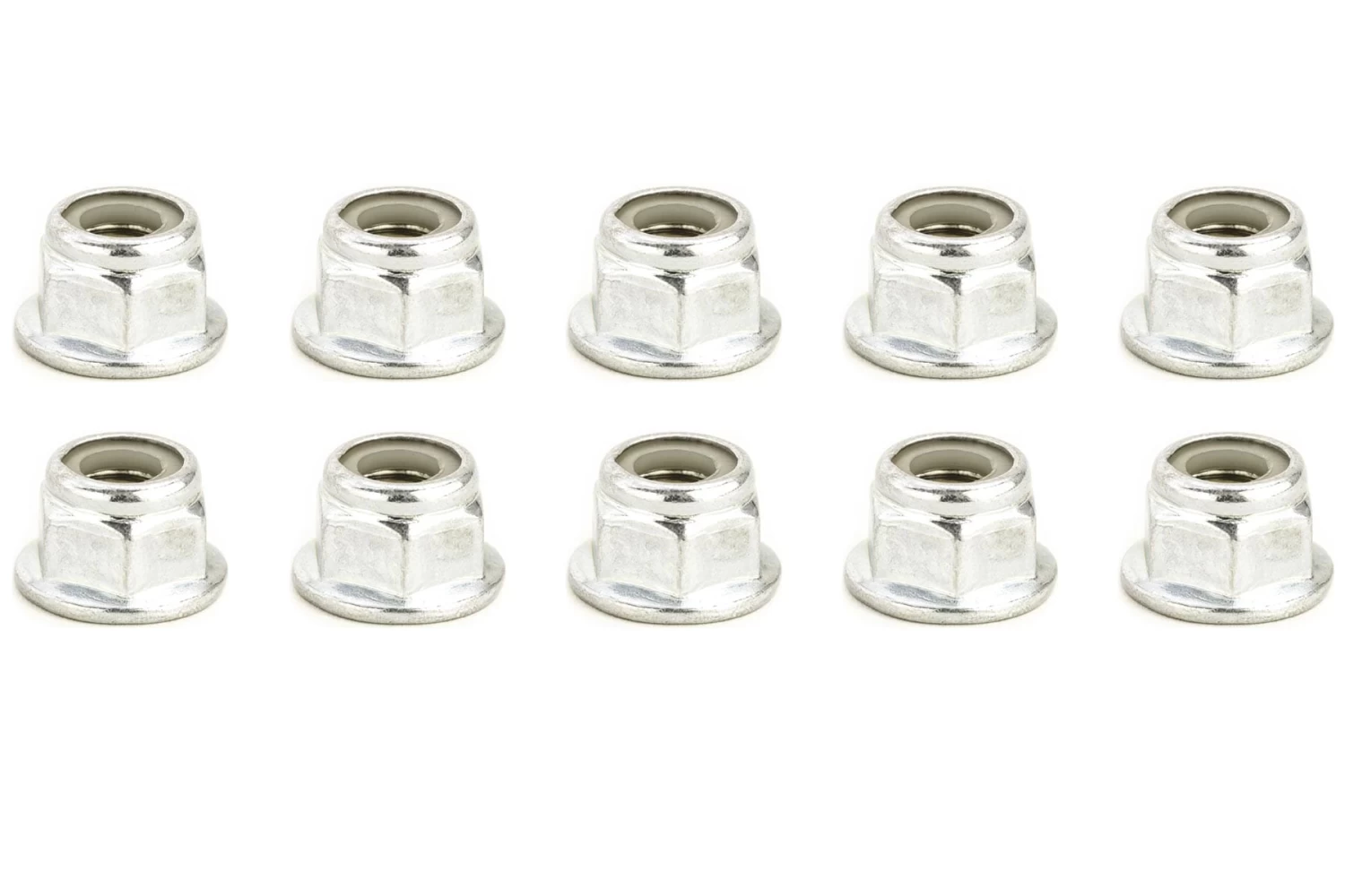 BenchCraft M6 Nylon Flange Lock Nuts (10 Pack)
