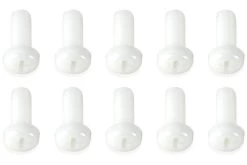 BenchCraft M8 X 20mm Nylon Screws - White (10 Pack)