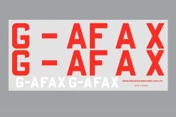 Black Horse 1790mm B.A. Eagle Decal Set