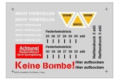 Black Horse 2600mm Focke-Wulf FW-190A Decal Sheet