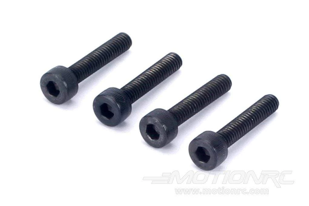 Du-Bro 4.0mm X 18 Socket Head Cap Screws (4 Pack) - Image 2