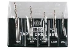 Du-Bro 10 Piece Metric Tap And Drill Set