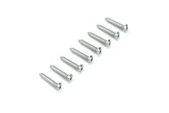Du-Bro #2 X 12.7mm / 1/2" Button Head Sheet Metal Screws (8 Pack)