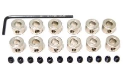 Du-Bro 3.96mm / 0.15" Dura-Collars (12 Pack)