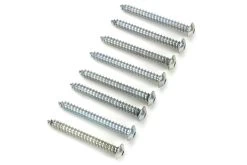 Du-Bro #4 X 25.4mm / 1" Button Head Sheet Metal Screws (8 Pack)
