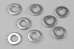 Du-Bro 4mm (0.16") Flat Washers (8 Pack)
