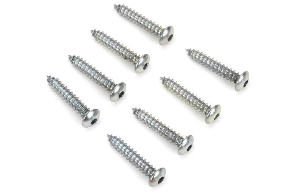 Du-Bro #6 X 19.05mm / 3/4" Button Head Sheet Metal Screws (8 Pack)