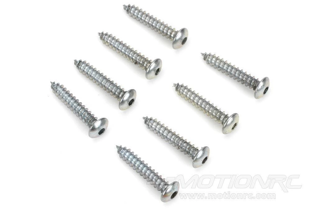 Du-Bro #6 X 19.05mm / 3/4" Button Head Sheet Metal Screws (8 Pack) - Image 2