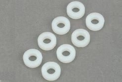 Du-Bro #8 Nylon Flat Washers (8 Pack)