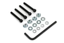 Du-Bro Socket Head Bolt & Blind Nut Set 6-32 X 1" (4 Pack)