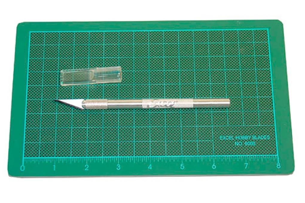 Excel Blades Mini Cutting Mat And Knife