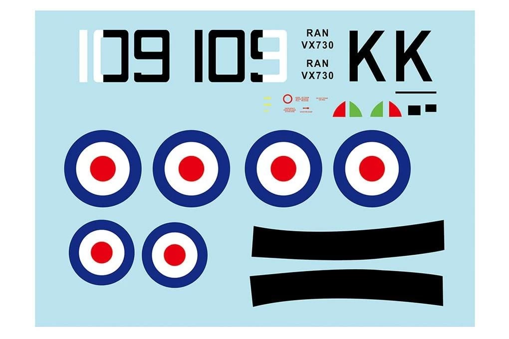 FlightLine 1200mm Hawker Sea Fury Decal Sheet