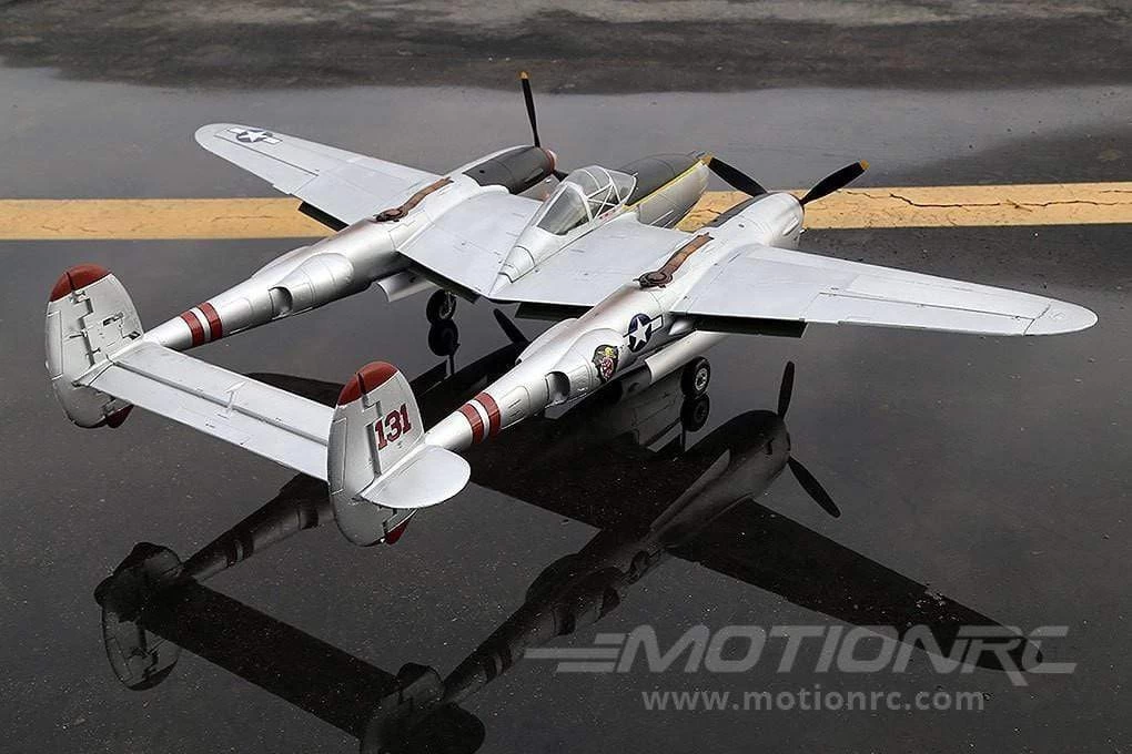 FlightLine P-38L Lightning "Pacific Silver" 1600mm (63") Wingspan - PNP - Image 11