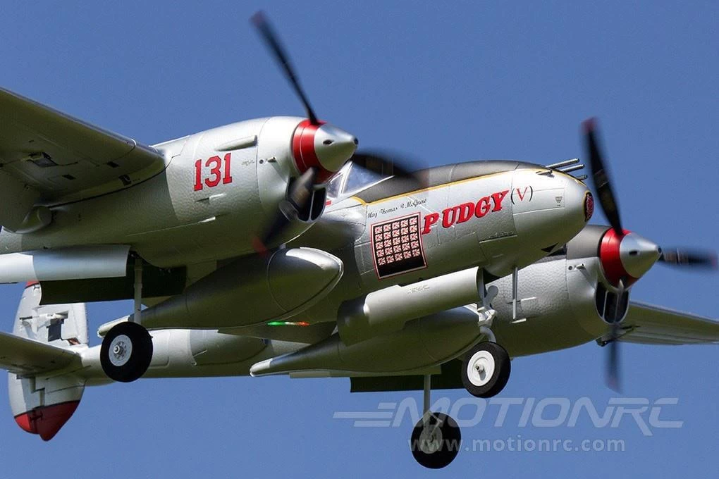 FlightLine P-38L Lightning "Pacific Silver" 1600mm (63") Wingspan - PNP - Image 15