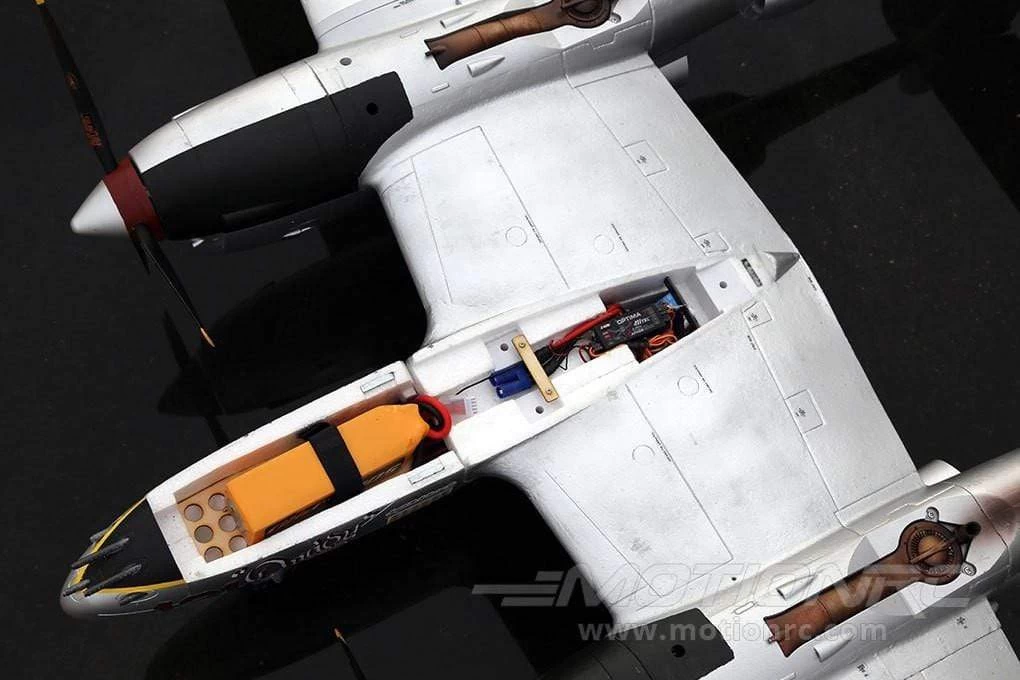 FlightLine P-38L Lightning "Pacific Silver" 1600mm (63") Wingspan - PNP - Image 12