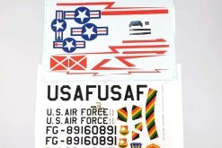 Freewing 70mm EDF F-104 Decal Sheet - Silver