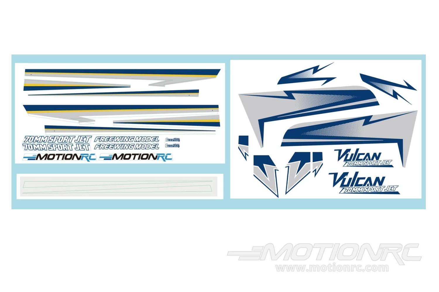 Freewing 70mm EDF Vulcan Decal Set - Image 2