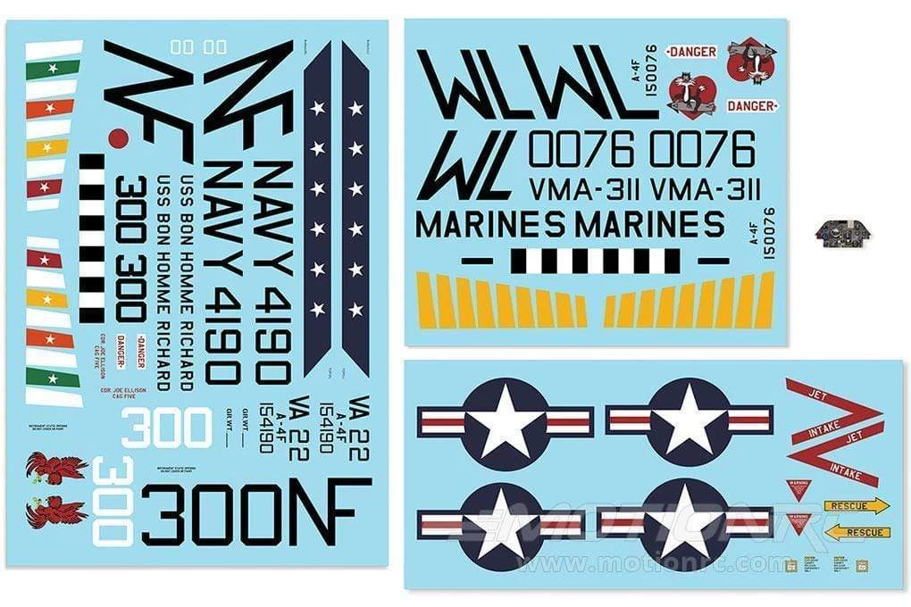 Freewing 80mm A-4 Decal Sheet - Image 2