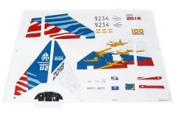 Freewing 80mm EDF JAS-39 Gripen Decal Sheet