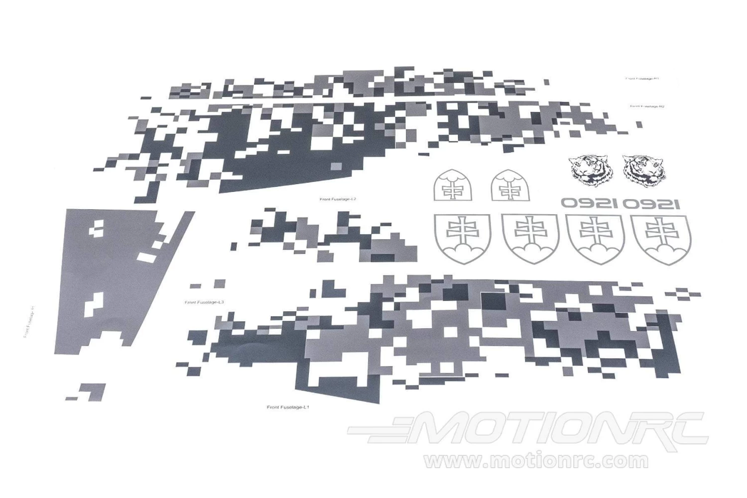 Freewing 80mm EDF MiG-29 Decal Sheet - Image 2