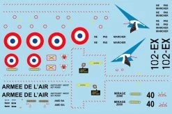 Freewing 80mm EDF Mirage 2000 Decal Sheet