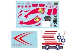 Freewing 90mm F-104 Decal Sheet - Silver