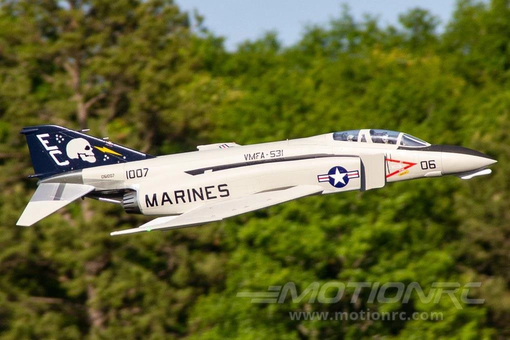 Freewing F-4 Phantom II "Ghost Grey" 90mm EDF Jet - ARF PLUS - Image 6