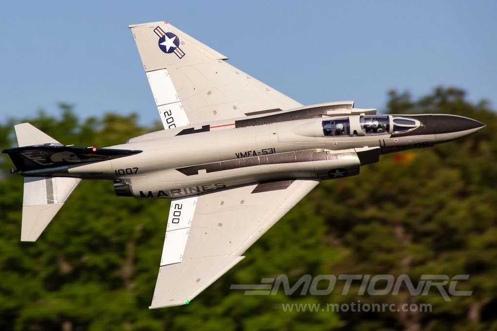 Freewing F-4 Phantom II "Ghost Grey" Ultra Performance 8S 90mm EDF Jet - PNP - Image 3