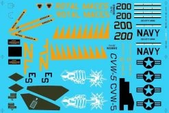 Freewing 64mm F/A-18 "Royal Maces" Decal Sheet